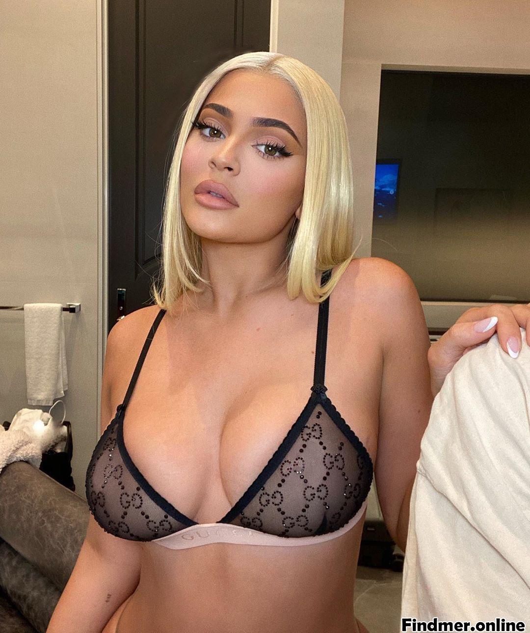 Kylie Jenner Sheer See Through Lingerie Nip Slip Set Leaked #GPvTVRIk